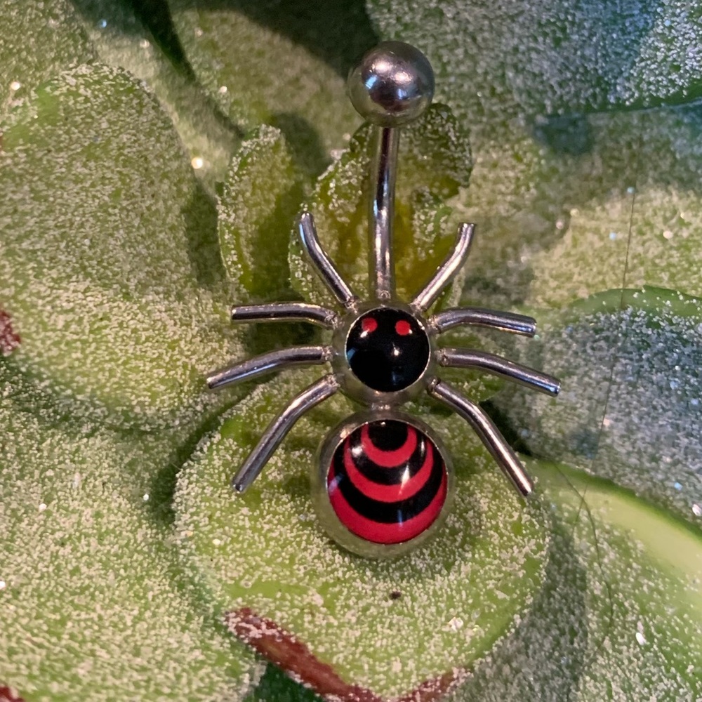 Spider Bellybutton Ring
